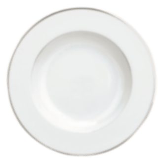 christofle Porcelain Rimmed Soup Plate