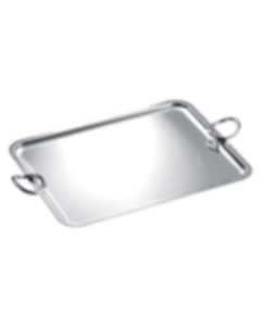 christofle Extra Large Silver-Plated Rectangular Tray with handles - 53 x 42 cm