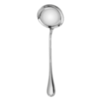 christofle Soup ladle Rubans  Silver plated