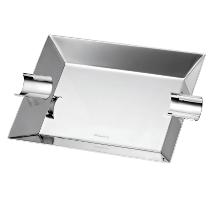 Large ashtray Uni  Silver plated