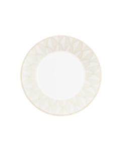 christofle Dinner Porcelain Plate Gold Finish