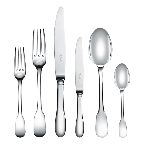 110 Piece SilverPlated Flatware Set with Chest Cluny