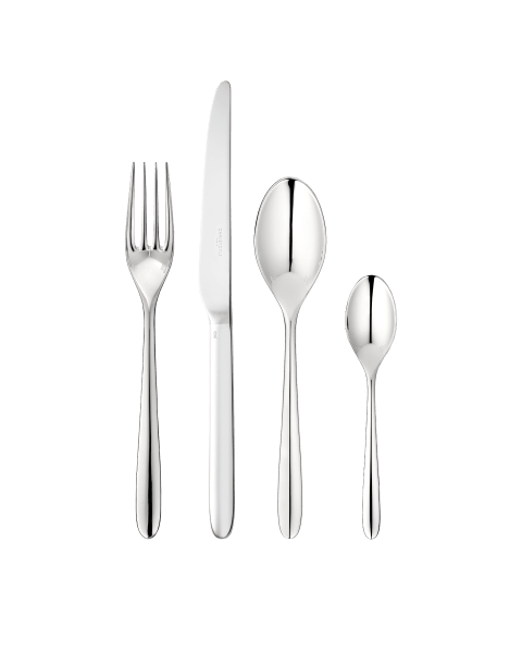 24-Piece Silver Plated Flatware Set with Chest