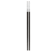 christofle Silver-Plated Black Chinese Chopsticks