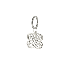 christofle sterling silver key chain lp - louis philippe  1