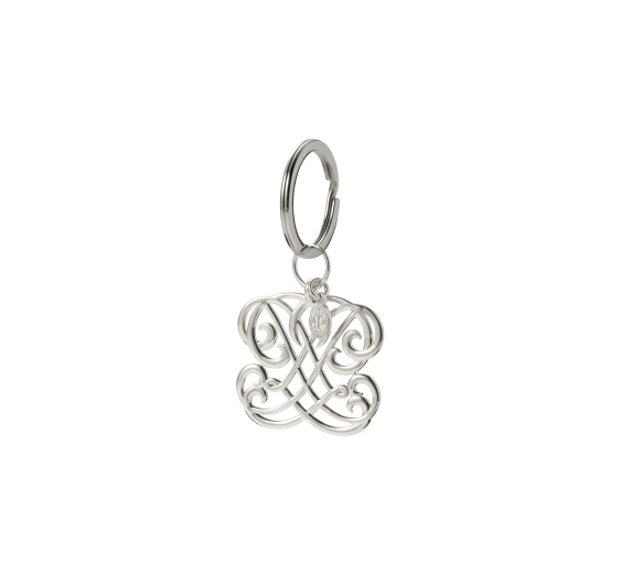 christofle sterling silver key chain lp - louis philippe  2