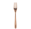 christofle Stainless steel table fork - copper colour