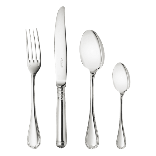 48-Piece Silverware Set with Steak Knives, Stainless Steel