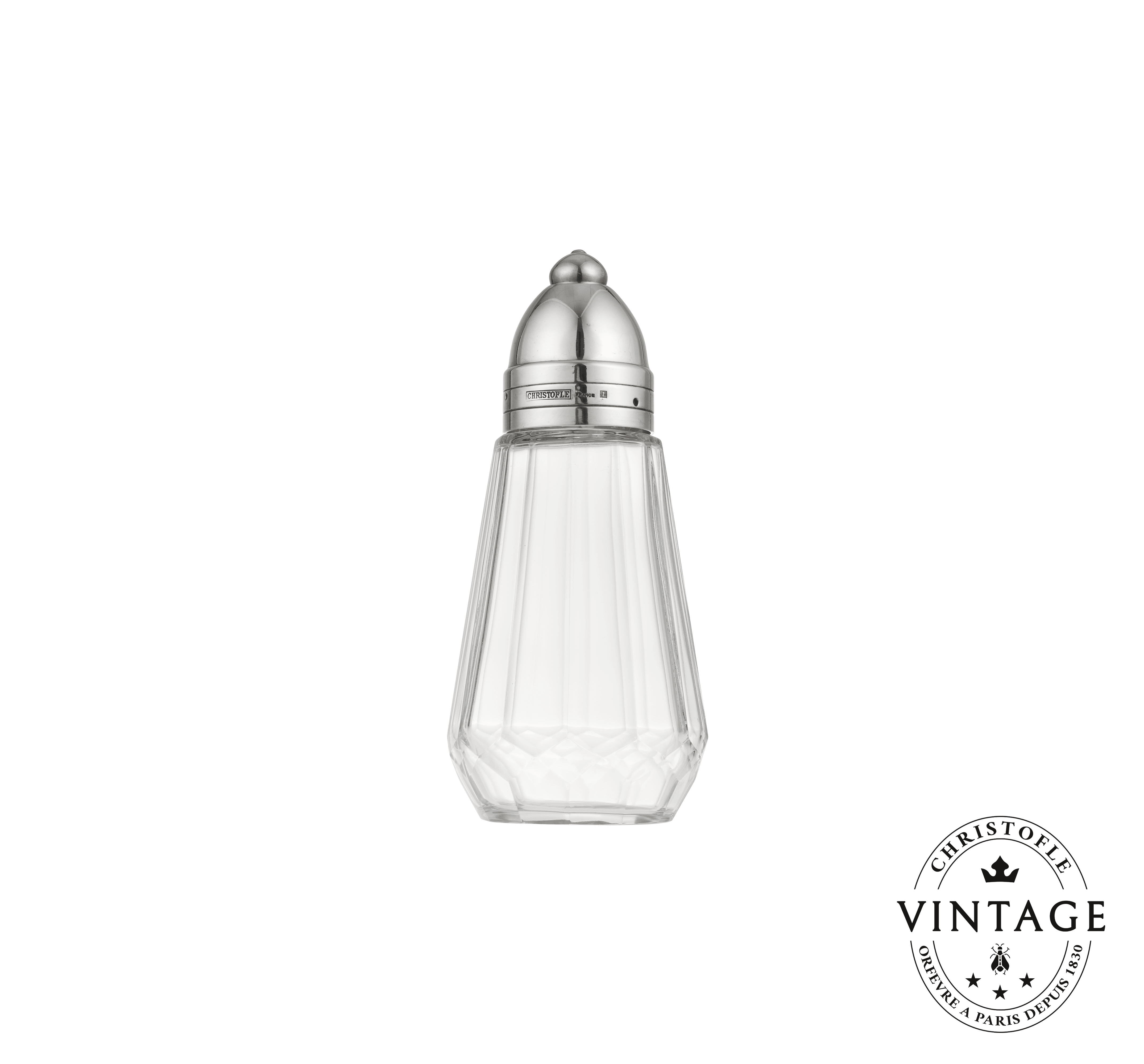 ヴィンテージ シルバー仕上げ シュガースプリンクラー｜クリストフル