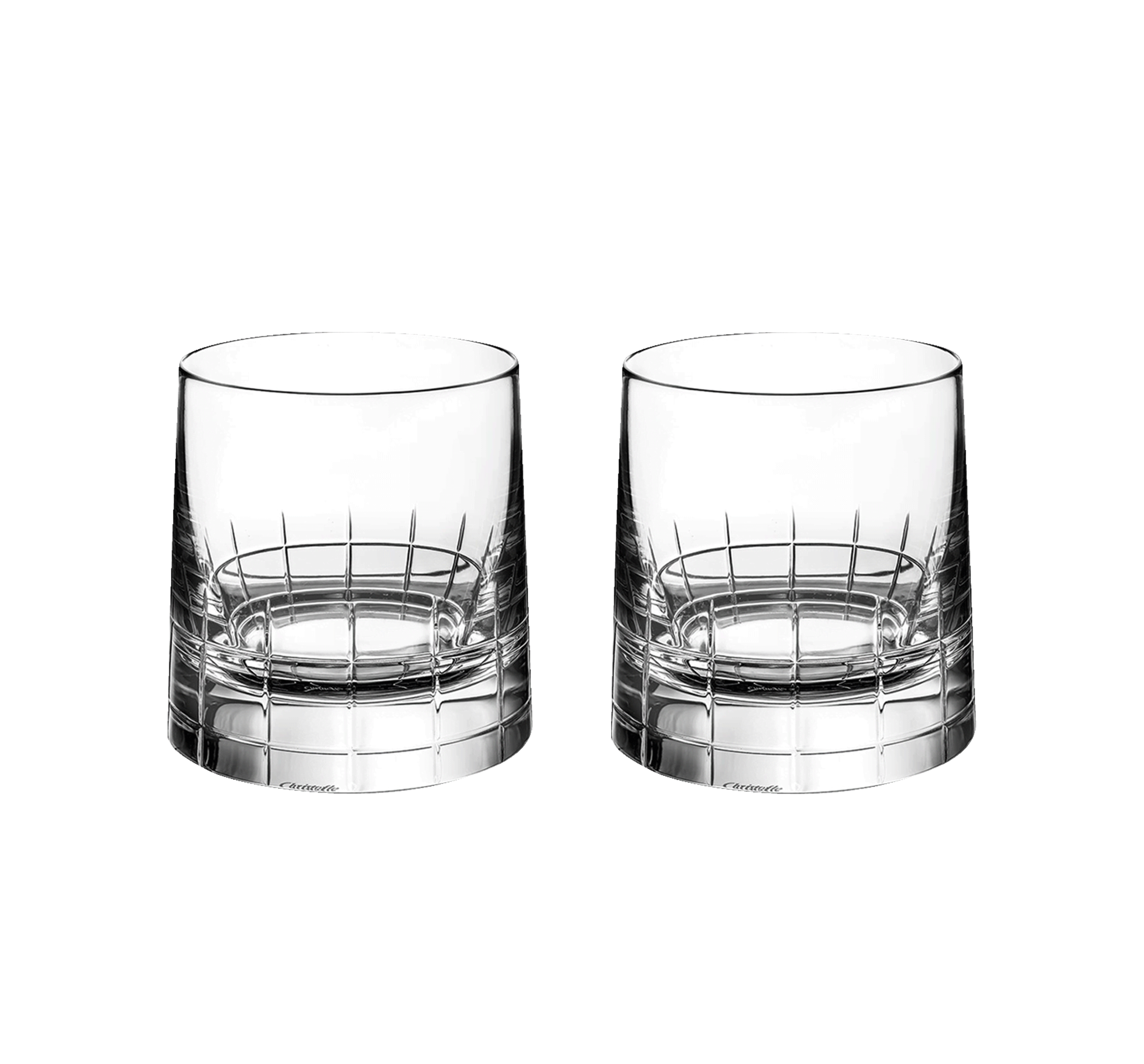 christofle set of 2 crystal old fashioned glasses 1