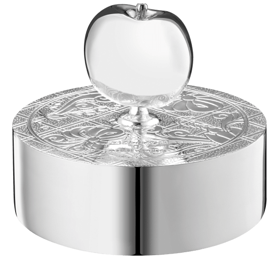 christofle pebble paperweight jardin d'eden  silver plated 4