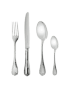 christofle 5-piece sterling silver flatware set 1