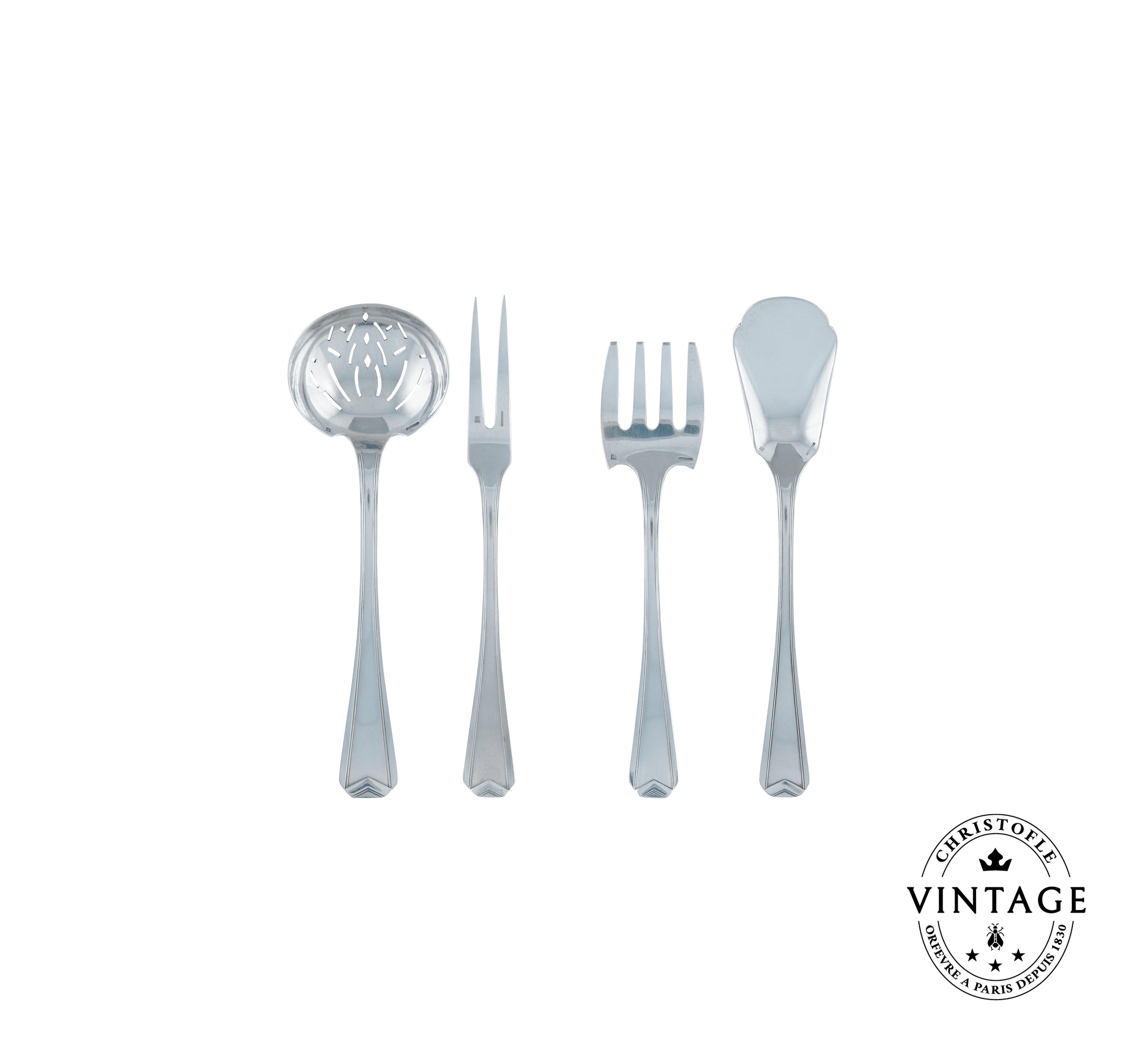Set of Flatware for Hors d'Œuvre, Silverware - Vintage