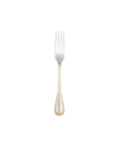 Partially Gilded Silver-plated Malmaison Dinner Fork