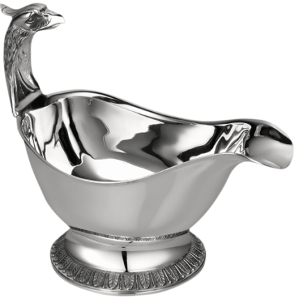 christofle gravy boat 240ml malmaison  silver plated 1