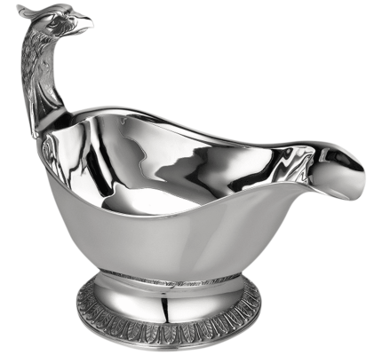 Gravy boat 240ml Malmaison  Silver plated