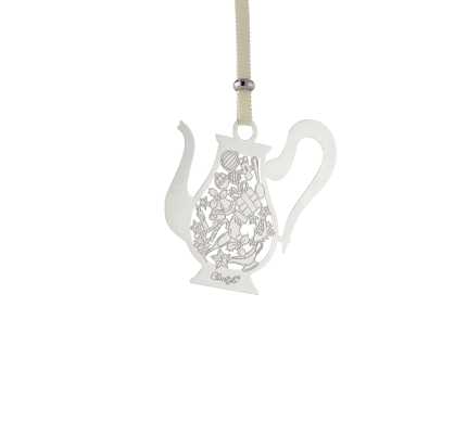 christofle silver-plated teapot ornament - 2024 0
