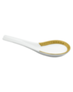 christofle porcelain chinese spoon gold finish 1