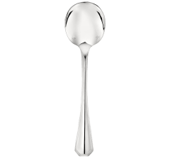 christofle silver-plated cream soup spoon  1