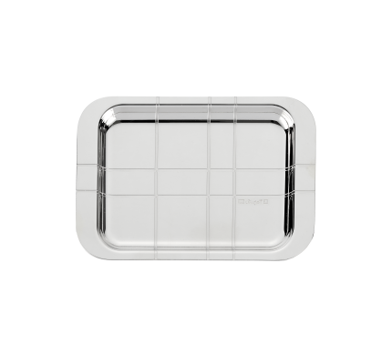 christofle silver-plated rectangular tray - 10 x 15 cm 1
