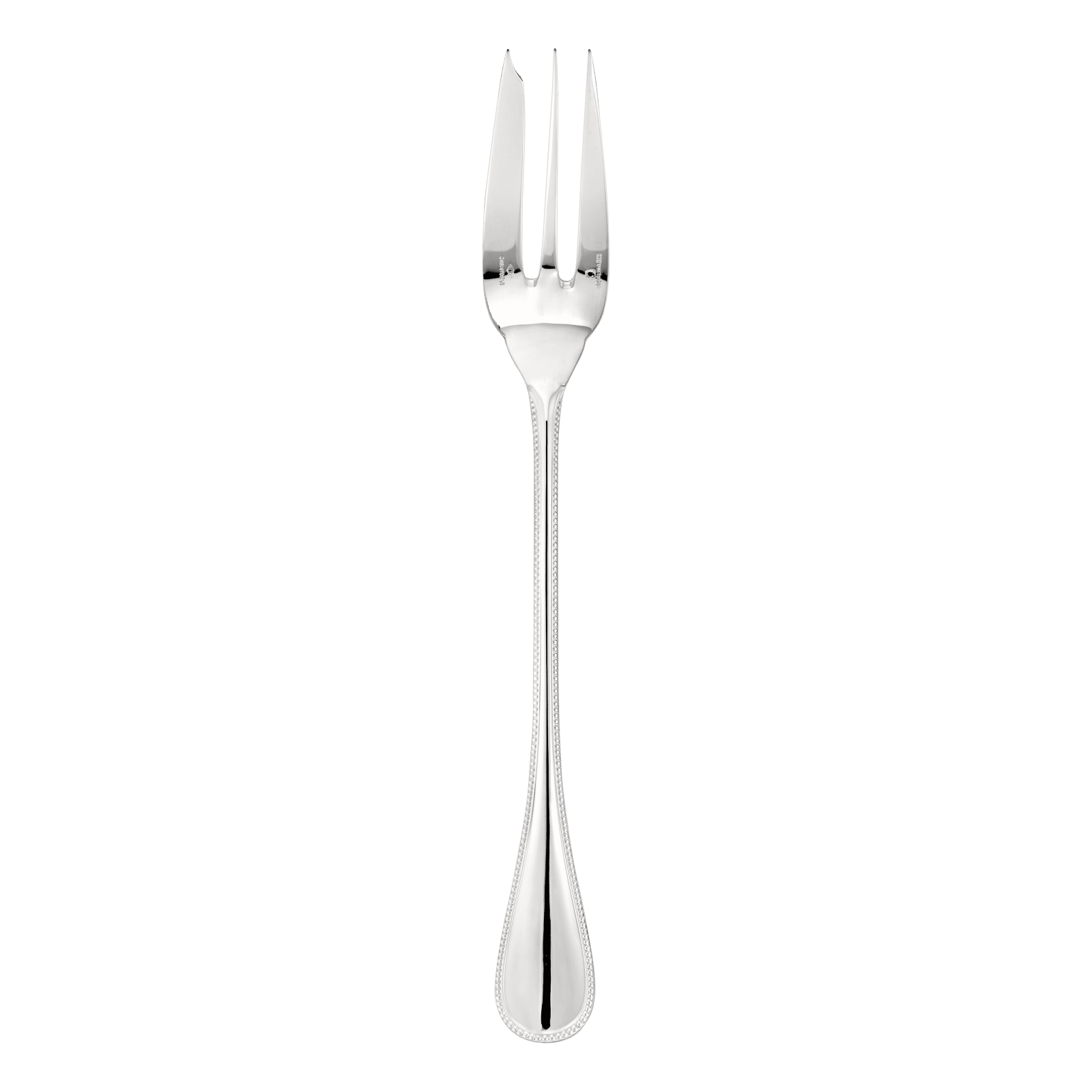 Sterling silver Serving Fork Perles Christofle