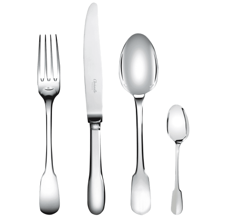 Flatware set for 12 people (48 pieces) Cluny  Silver plated