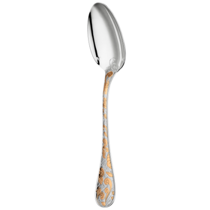 Partially Gilded Silver Plated Table Spoon 