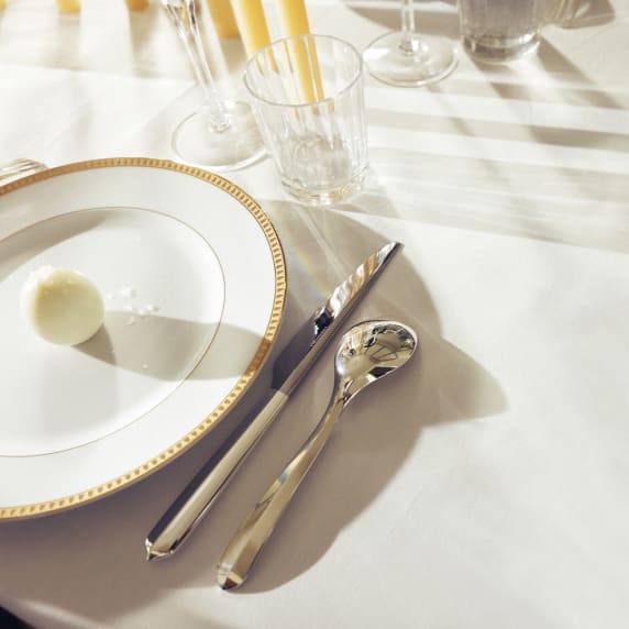 christofle silver-plated large universal spoon 6