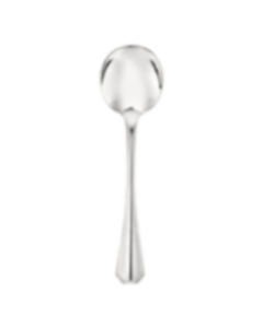 Cream soup spoon America  Silver plated
