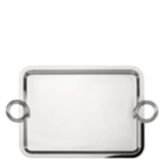 christofle Large Silver-Plated Tray 16 x 12 in