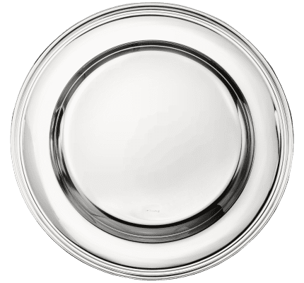 christofle round platter 40cm albi  silver plated 1