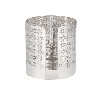 Silver plated small hurricane