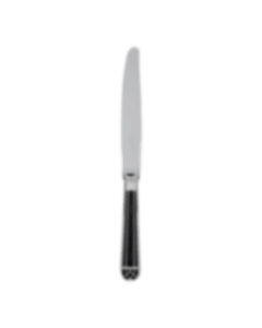 Silver-plated Dinner Knife Talisman - Black 