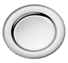 christofle round platter 40cm malmaison  silver plated 1