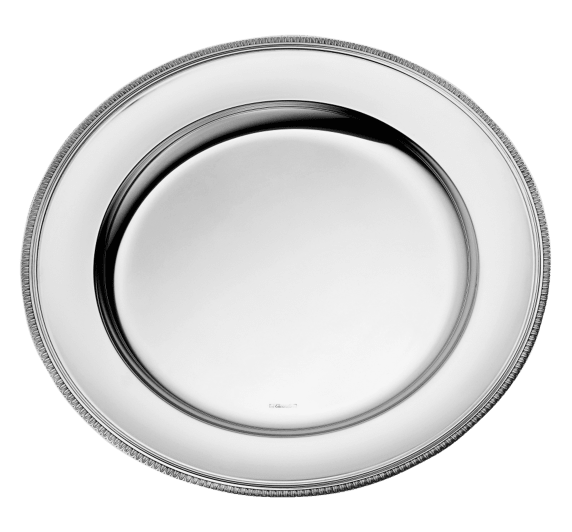christofle round platter 40cm malmaison  silver plated 1