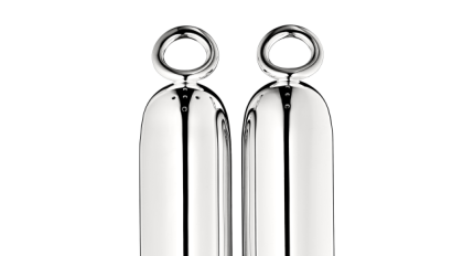 christofle silver plated salt and pepper shakers 1