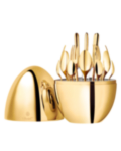 christofle 24-piece 24-carat gold flatware set  4