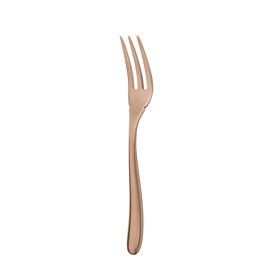 christofle copper stainless steel fish fork  1
