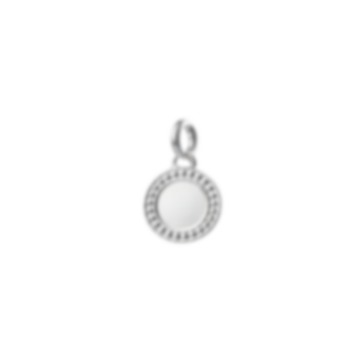 Médaille Chri-Chri en argent massif - Perles