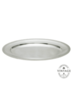 christofle Vintage Silvered Oval Serving Tray