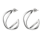 christofle small hoop earrings  rivage sterling silver 0
