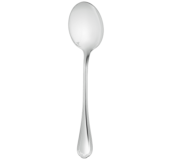 christofle salad serving spoon spatours  silver plated 1