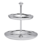 christofle 2-Tier Silver-Plated Pastry Stand