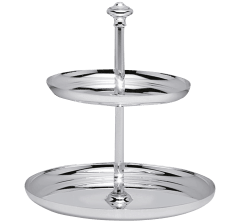 christofle 2-tier pastry stand  albi  silver plated 1