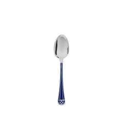 christofle silver plated dessert spoon - marbled blue 1