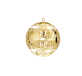 christofle silver-plated christmas ornament 2022 edition - gold 1