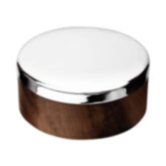 Small round box Uni  Silver plated