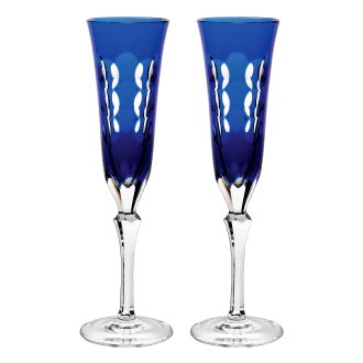 White Wine Crystal Glasses - Set of 2 Kawali | Christofle USA
