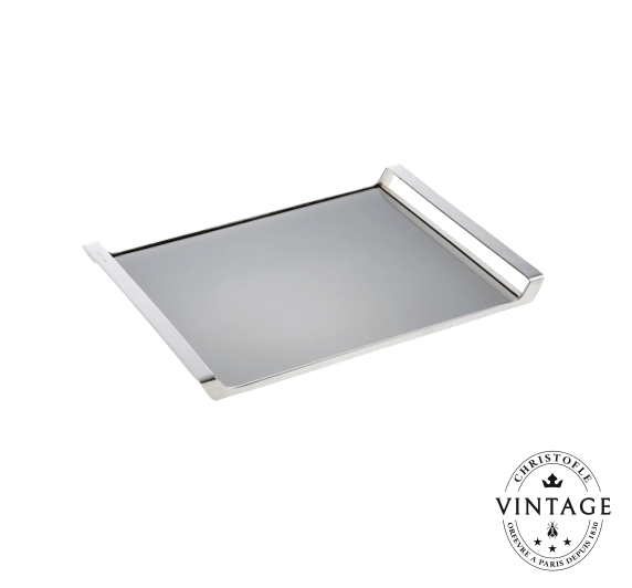 christofle vintage silvered tray 1