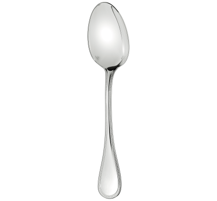 christofle christofle after dinner teaspoon perles  silver plated 0